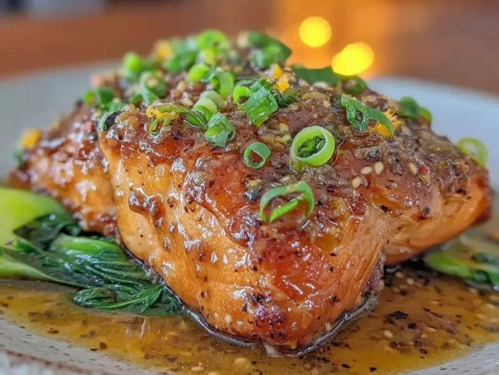 honey soy glazed salmon recipe - featured image