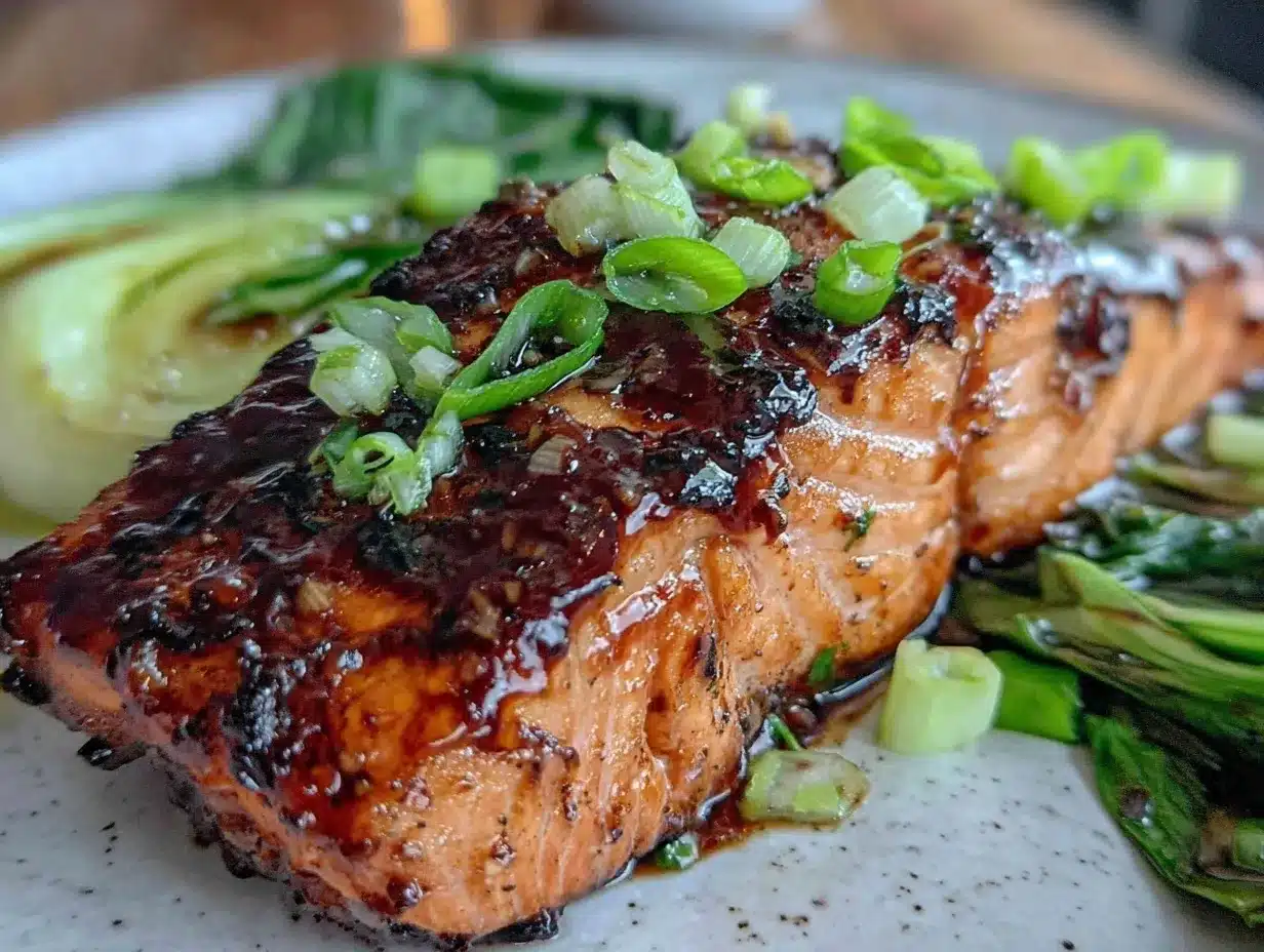 honey soy glazed salmon recipe preparation steps