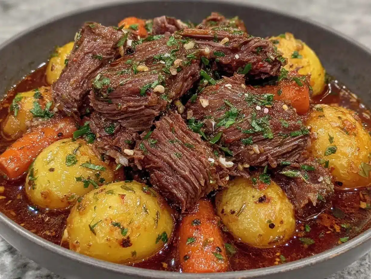 Instant Pot Beef Stew preparation steps