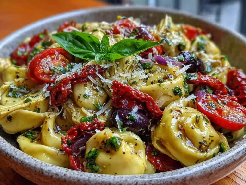 Italian Antipasto Tortellini Salad - featured image