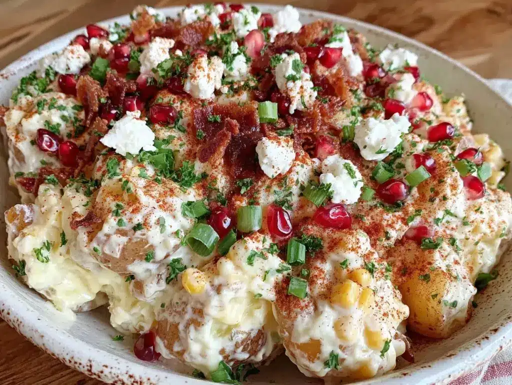 loaded patriotic potato salad supreme - featured image