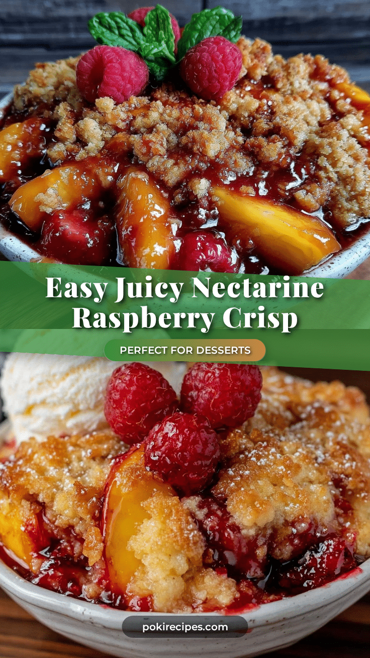 nectarine raspberry crisp recipe