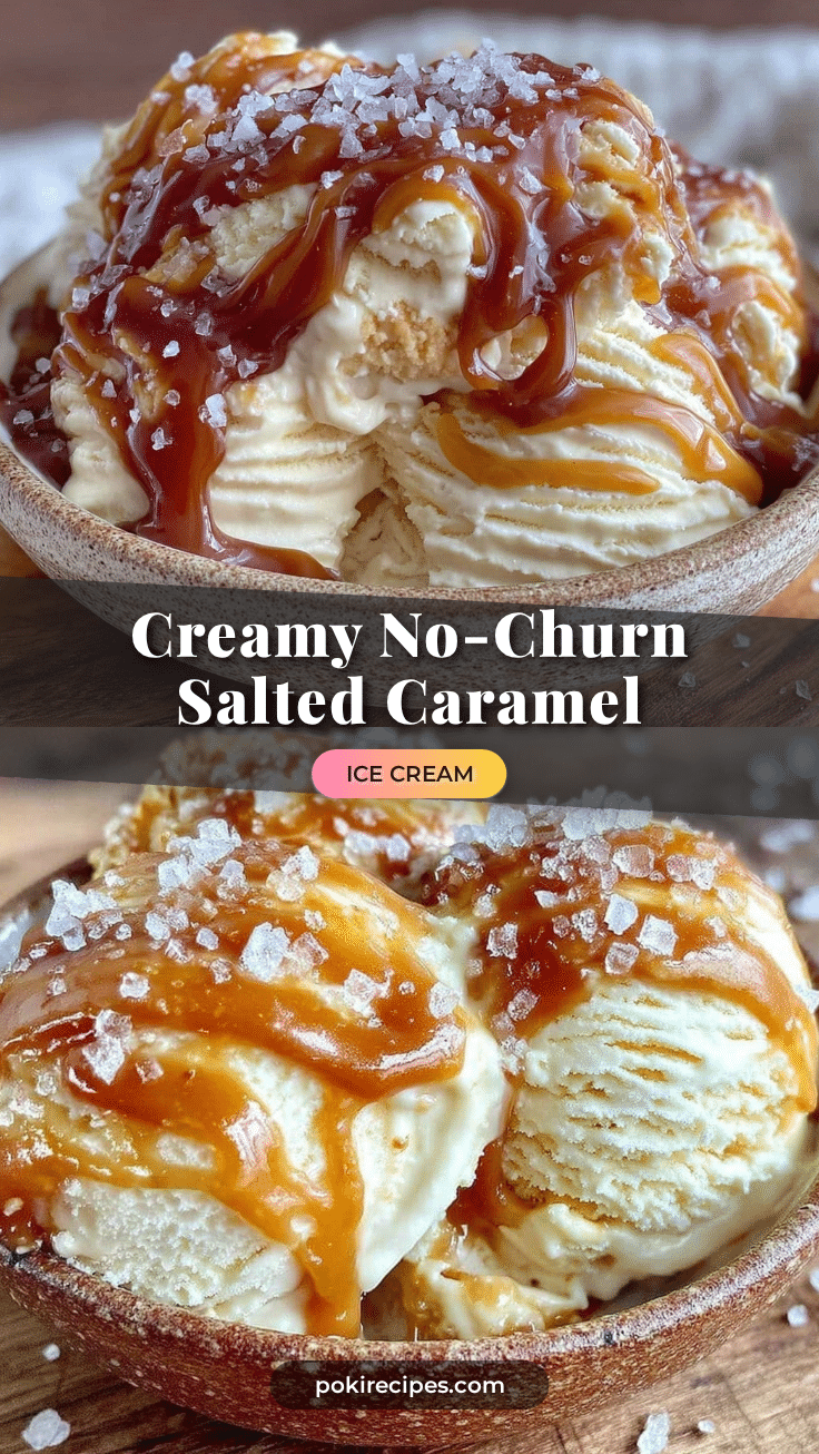 no-churn salted caramel ice cream recipe