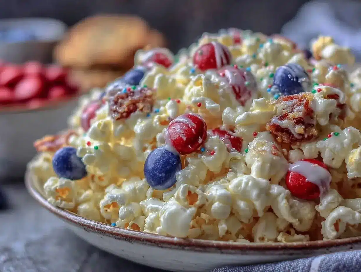 patriotic popcorn mix preparation steps