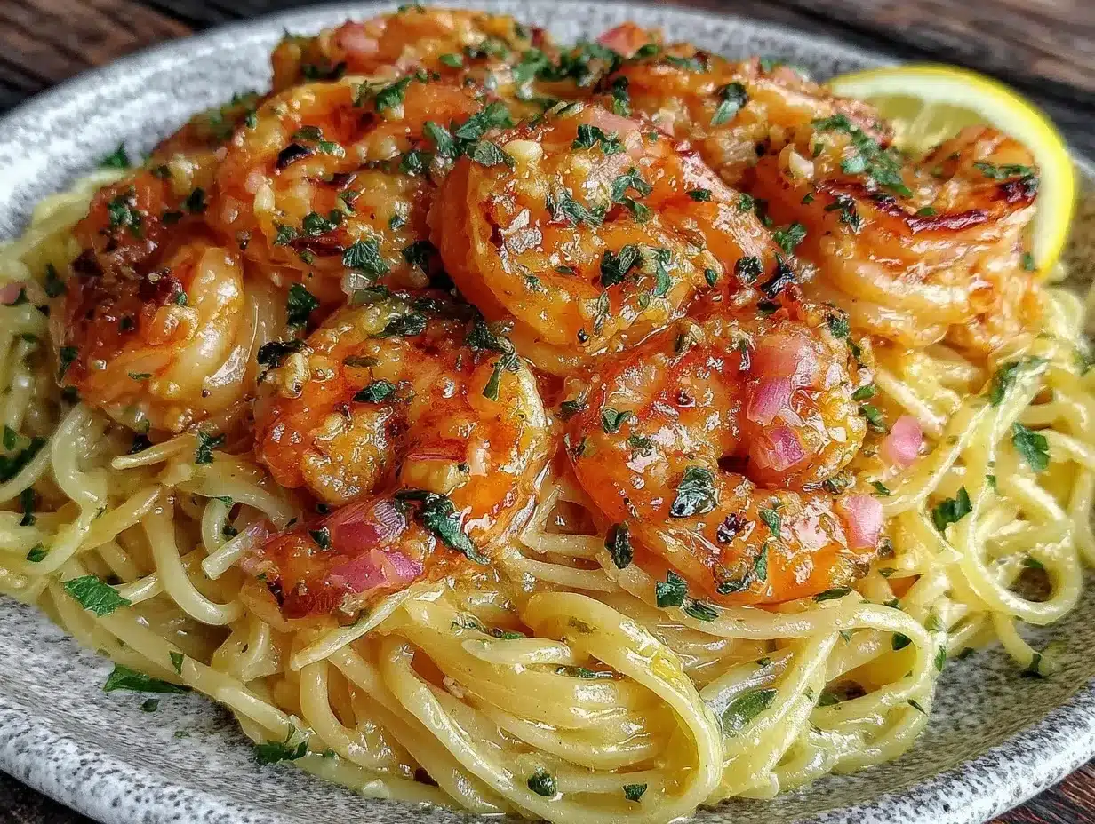 quick garlic butter shrimp scampi preparation steps