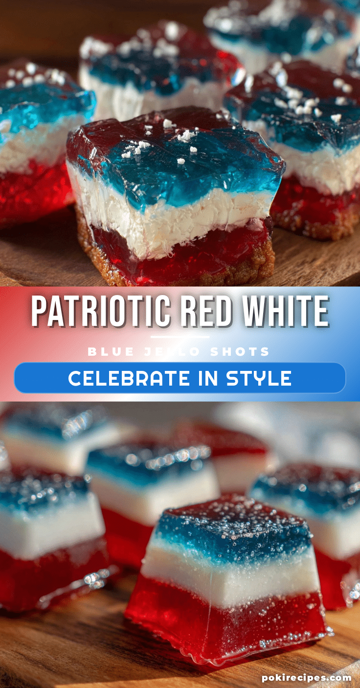 red white and blue jello shots recipe