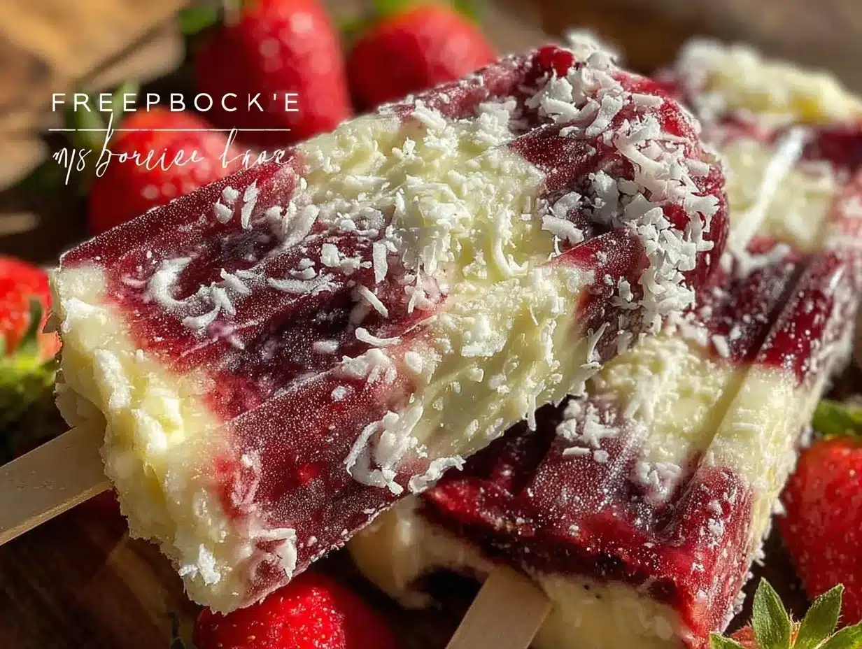 Refreshing Firecracker Popsicles preparation steps
