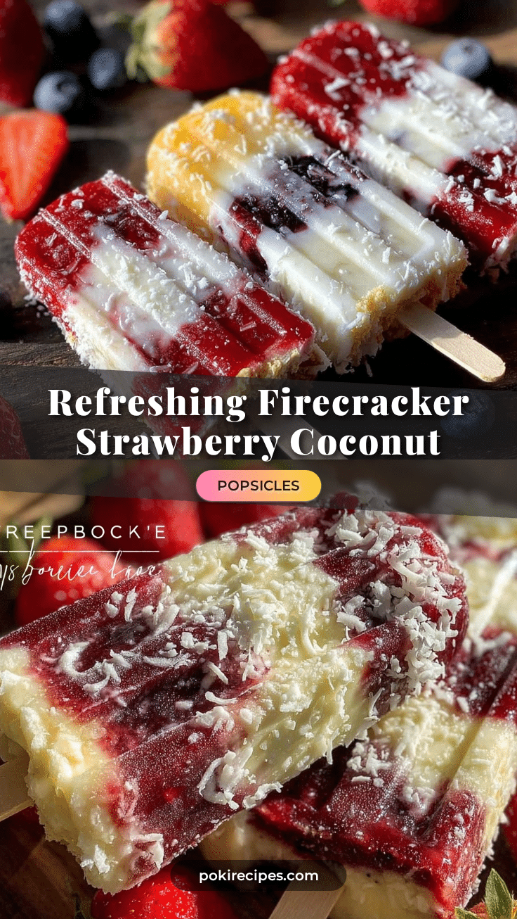 Refreshing Firecracker Popsicles recipe