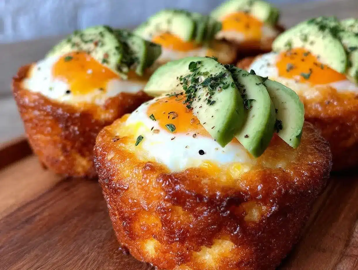 savory egg and avocado breakfast cups preparation steps