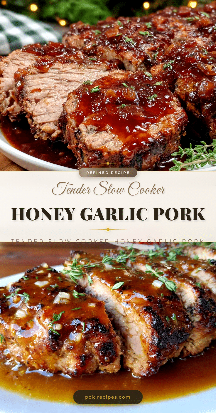 slow cooker honey garlic pork tenderloin recipe