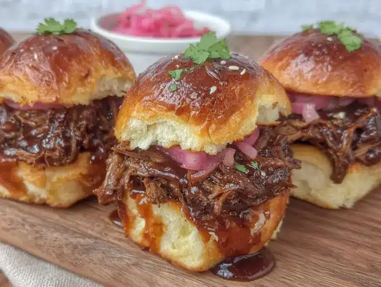 tender pulled pork sliders - featured image