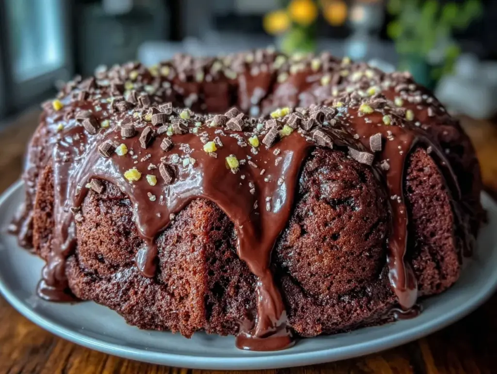 Ultimate Triple Chocolate Fudge Bundt Cake - featured image