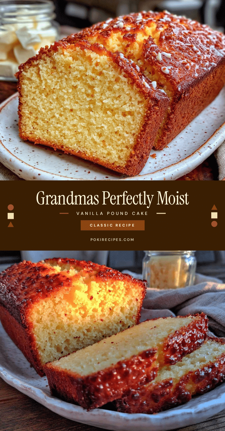 vanilla pound cake recipe