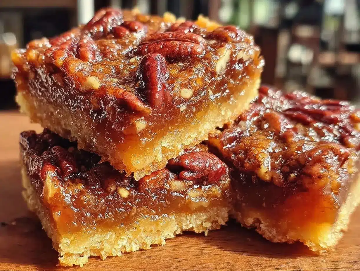 whiskey pecan pie bars preparation steps