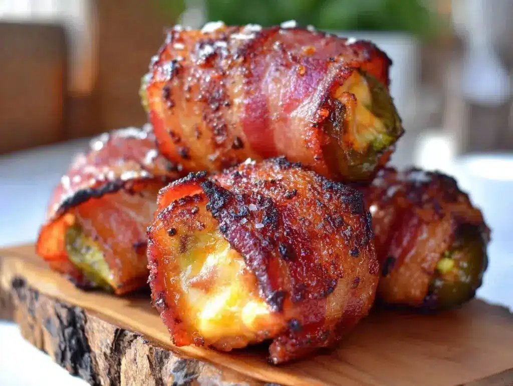 bacon-wrapped jalapeño poppers - featured image