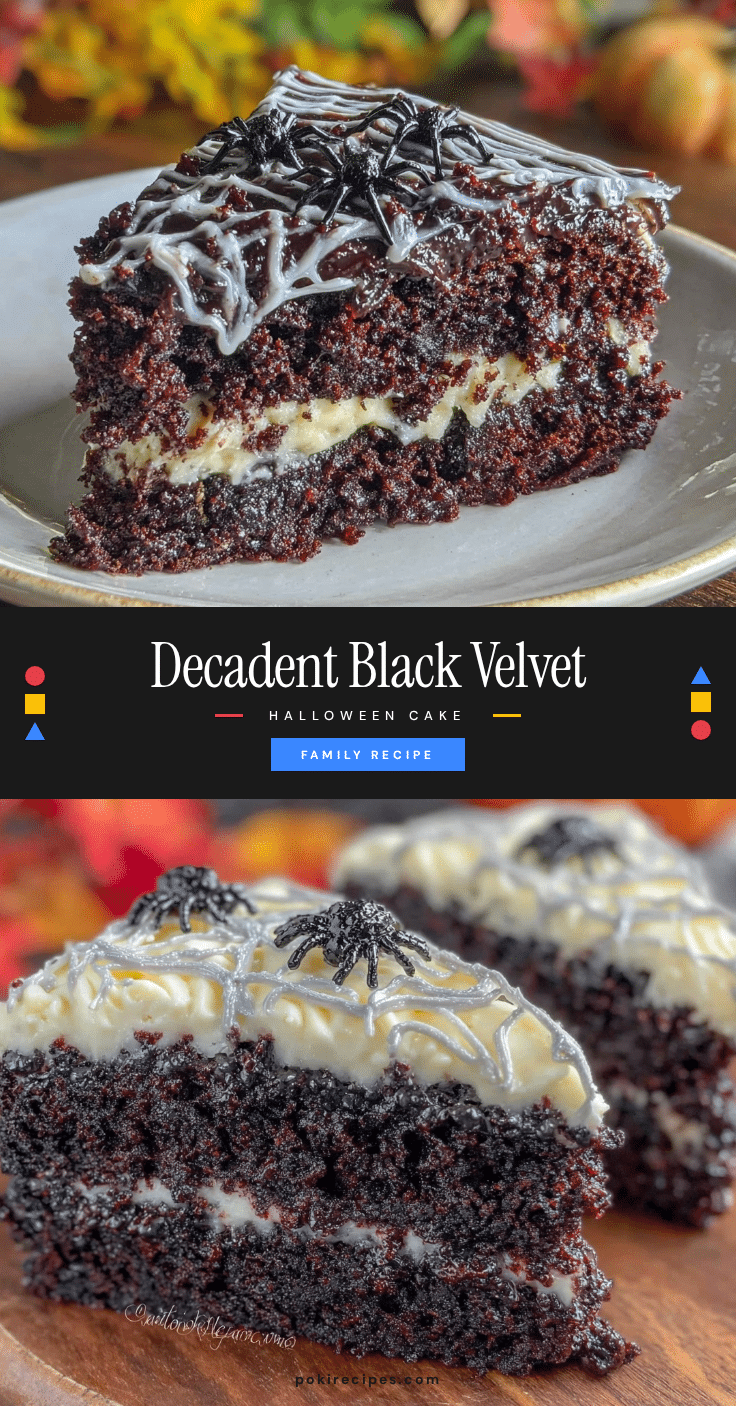 black velvet Halloween cake recipe