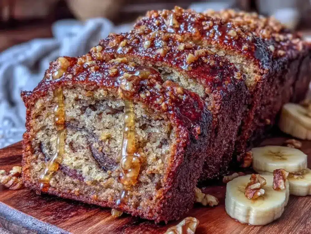 brown butter banana bread - featured image