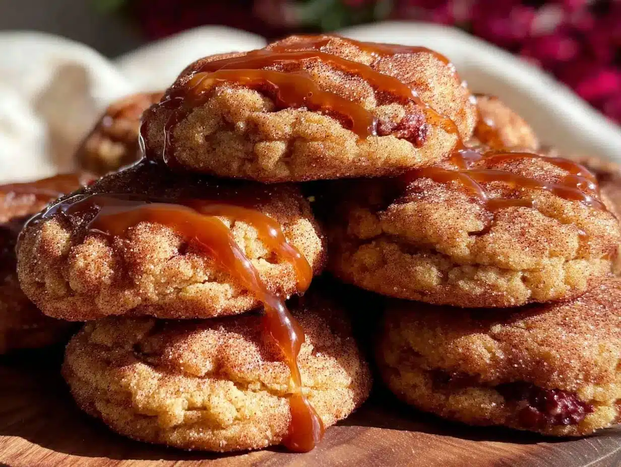 brown butter pumpkin snickerdoodle cookies preparation steps
