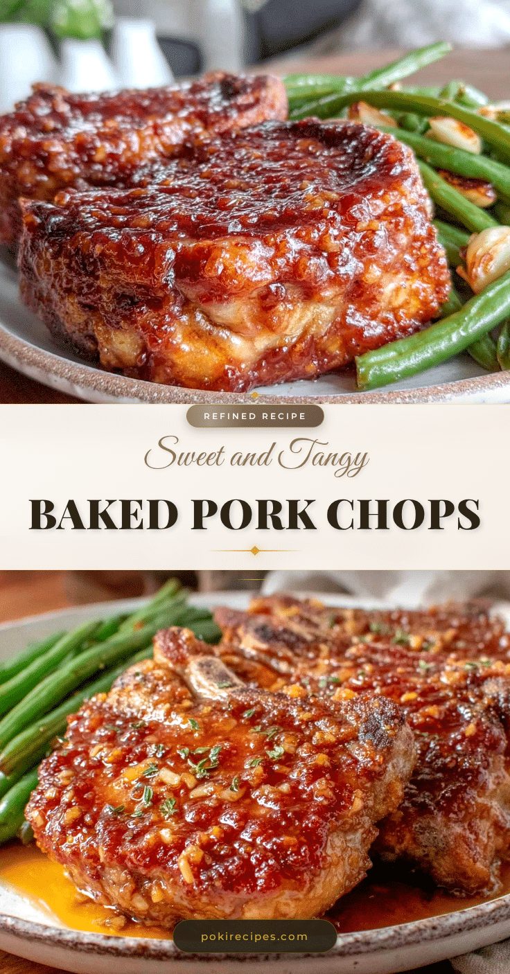brown sugar Dijon baked pork chops recipe