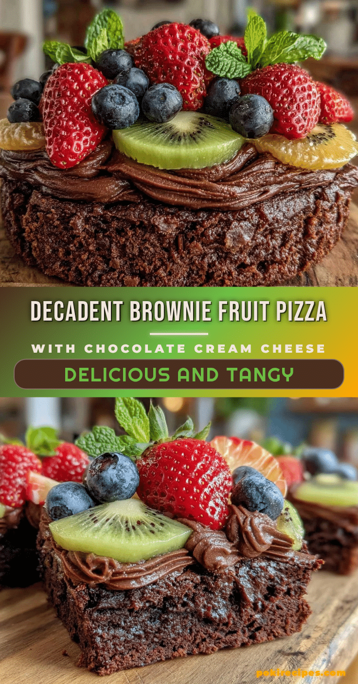 brownie fruit pizza recipe
