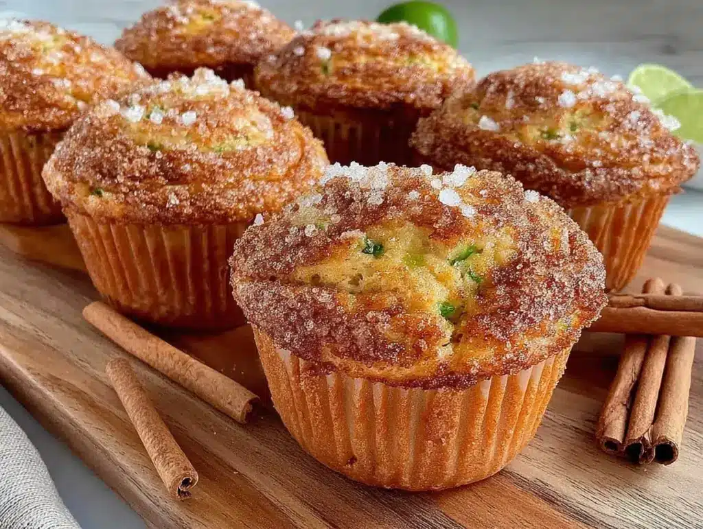 cinnamon swirl zucchini bread muffins - featured image