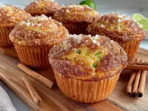 cinnamon swirl zucchini bread muffins - featured image