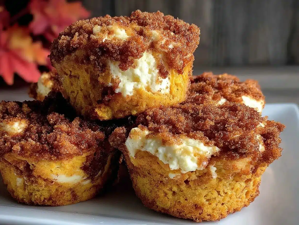 cozy pumpkin cream cheese swirl muffins preparation steps