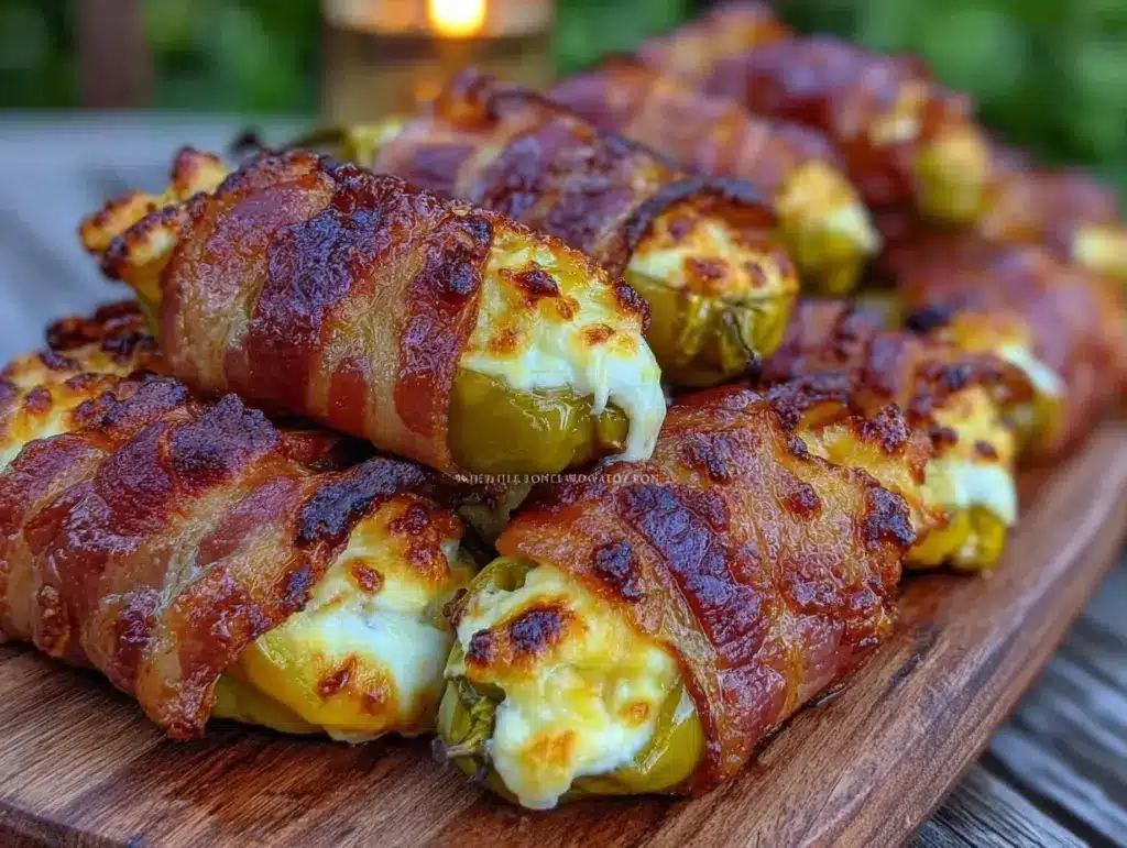 cream cheese stuffed banana peppers - featured image