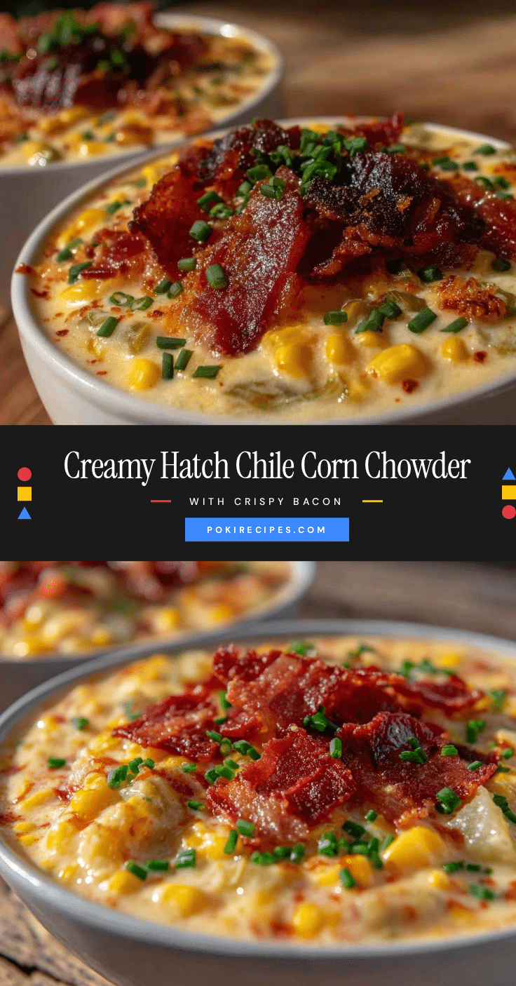 creamy hatch chile and corn chowder recipe
