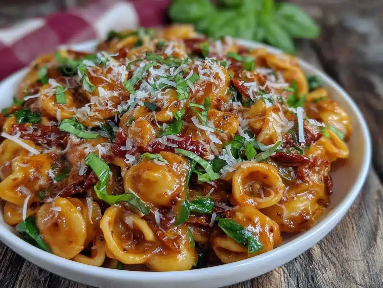 creamy one-pot tuscan white bean pasta preparation steps