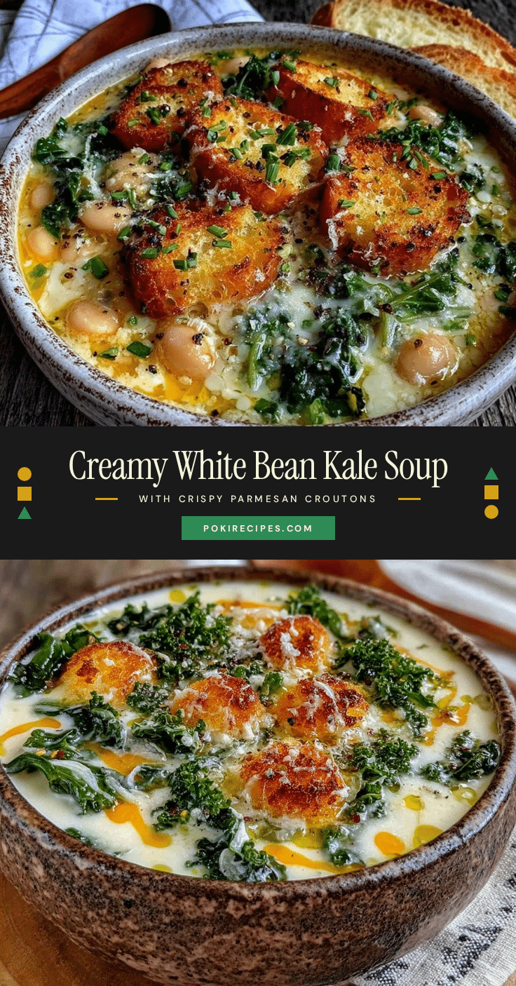 creamy white bean and kale soup recipe