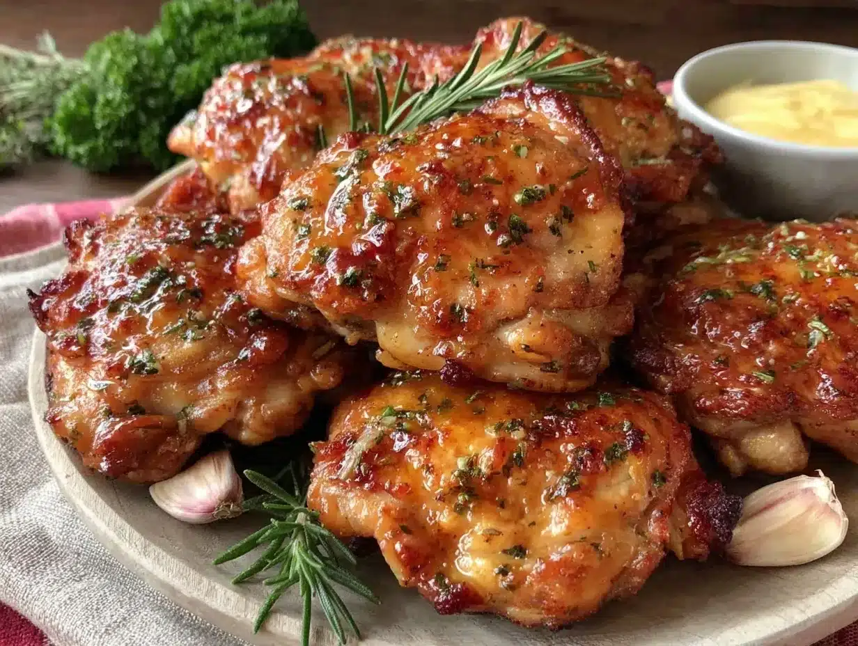 crispy air fryer chicken thighs preparation steps