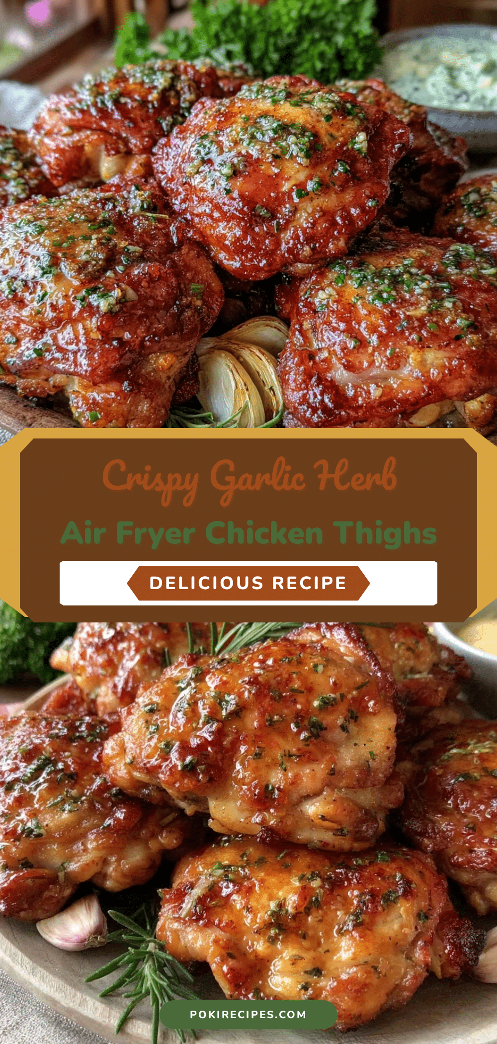 crispy air fryer chicken thighs recipe