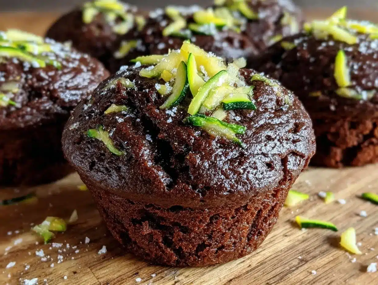 dairy-free chocolate zucchini muffins preparation steps