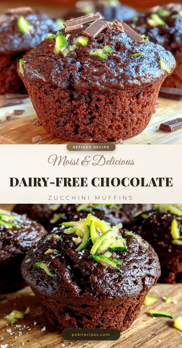 dairy-free chocolate zucchini muffins recipe