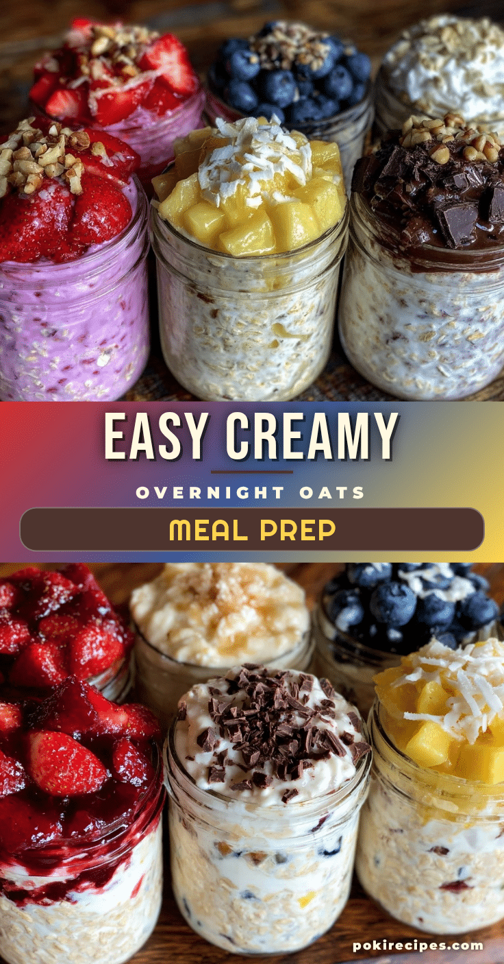 easy creamy overnight oats recipe