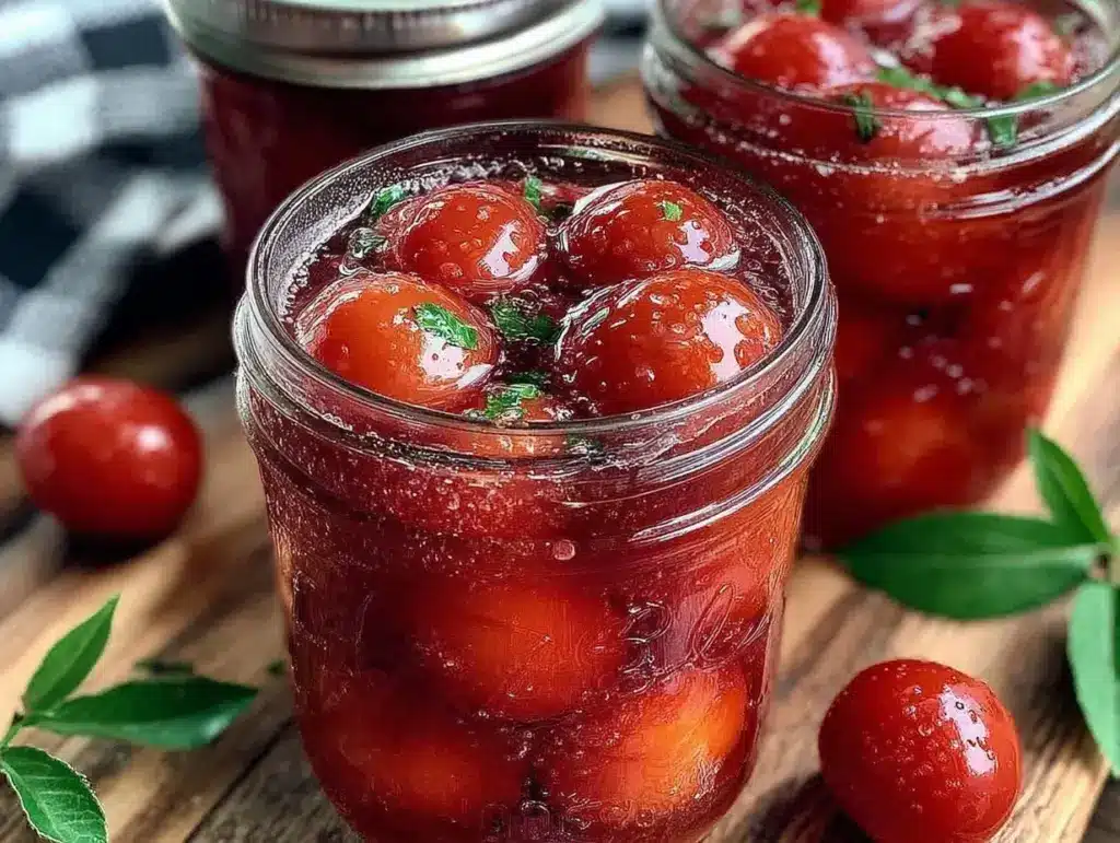 easy homemade whole tomatoes canning - featured image