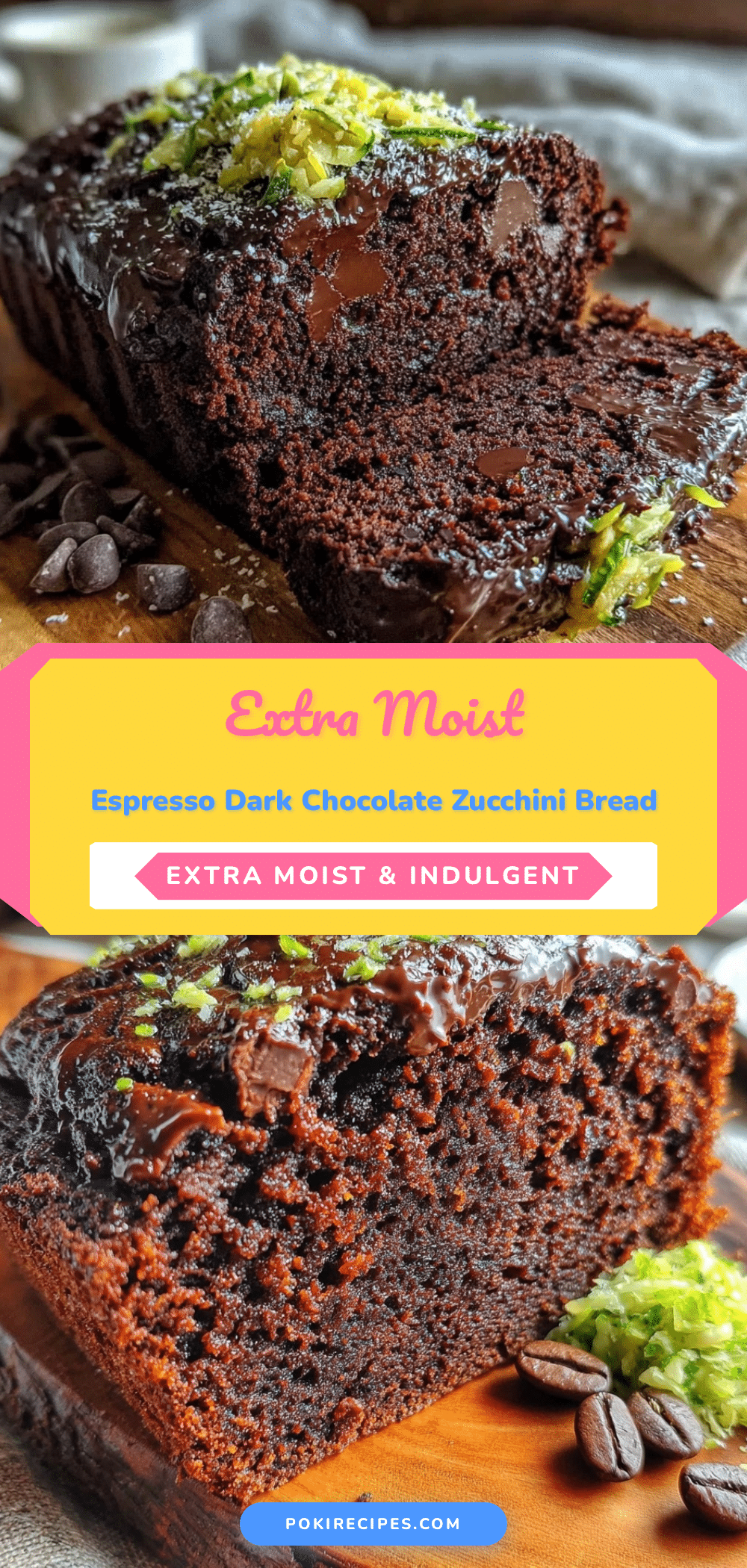 espresso dark chocolate zucchini bread recipe
