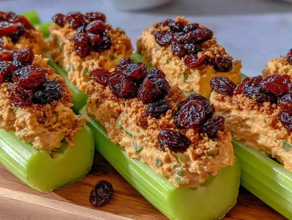 fresh ants on a log recipe - featured image