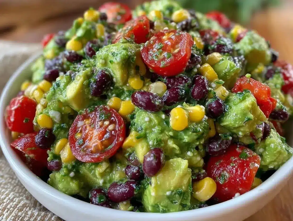 fresh creamy cowboy caviar preparation steps