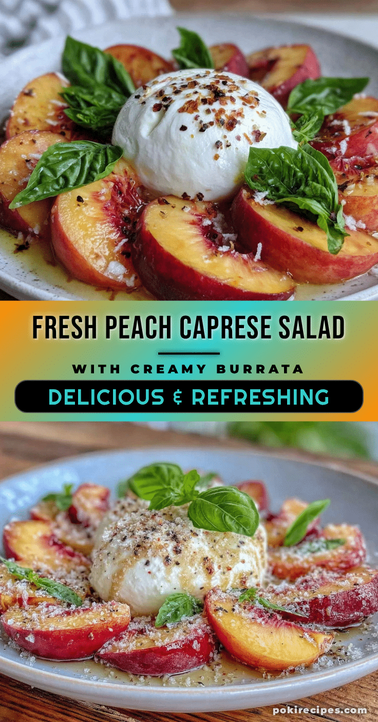 fresh peach caprese salad recipe