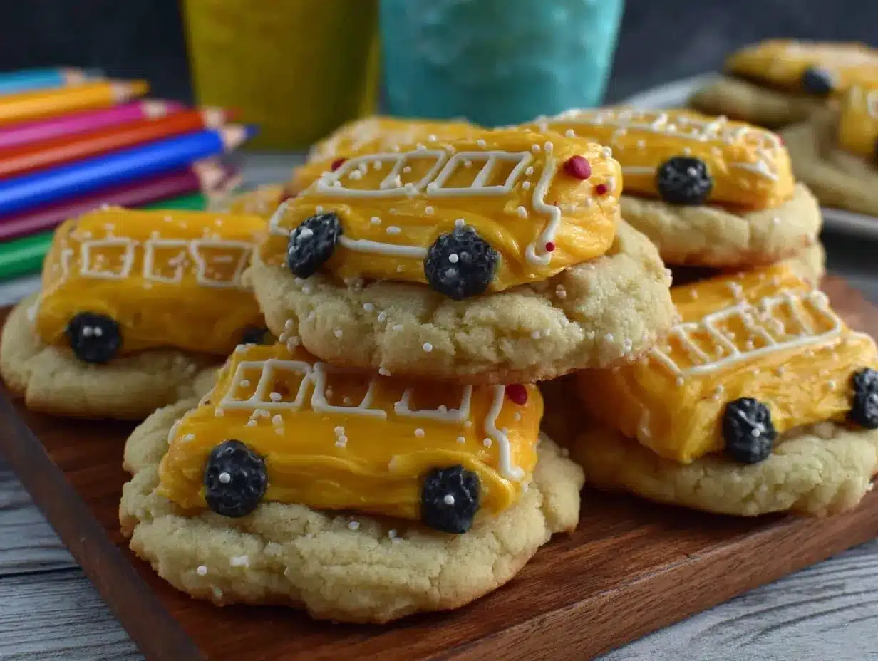 frosted back to school sugar cookies preparation steps