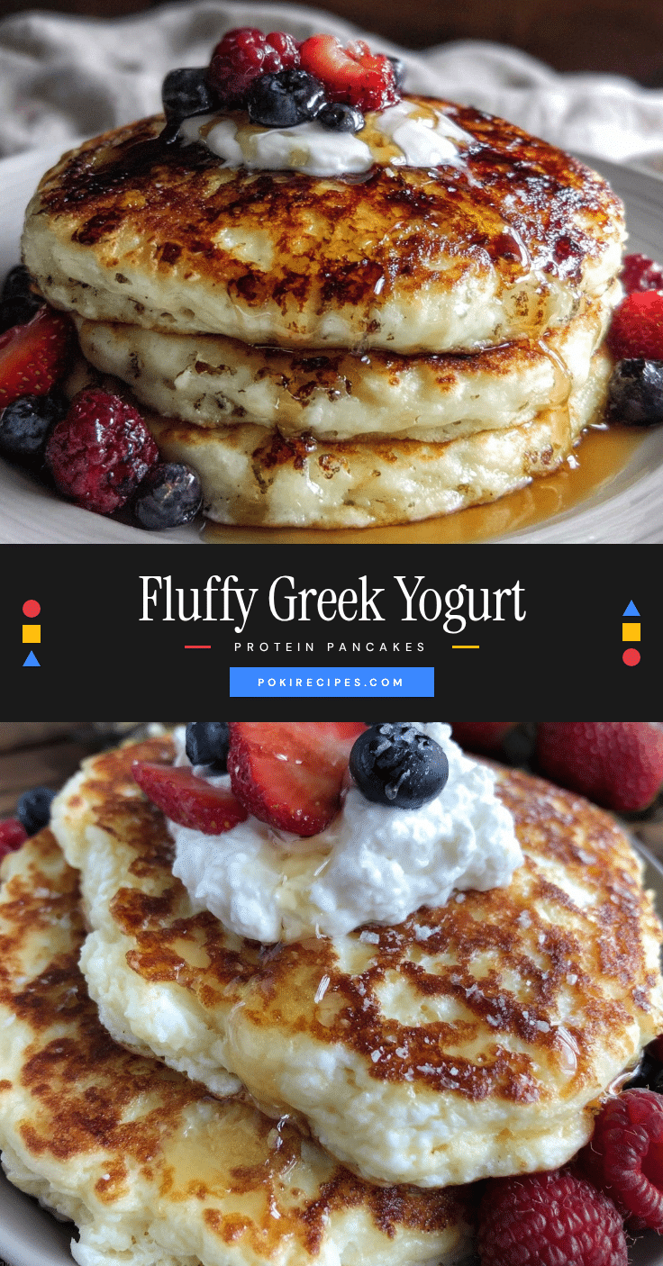 Greek yogurt protein pancakes recipe