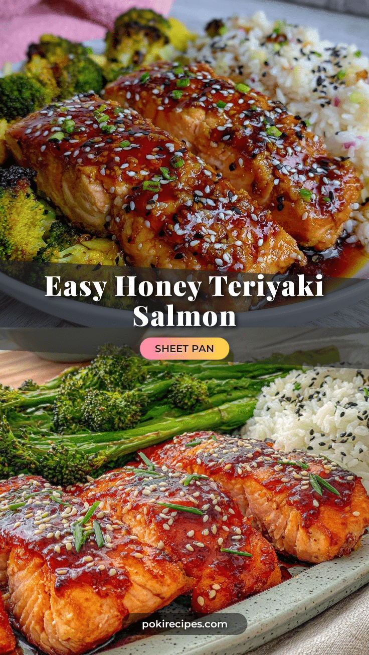 honey teriyaki salmon sheet pan dinner recipe