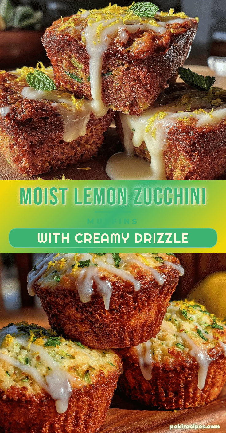 lemon zucchini muffins recipe
