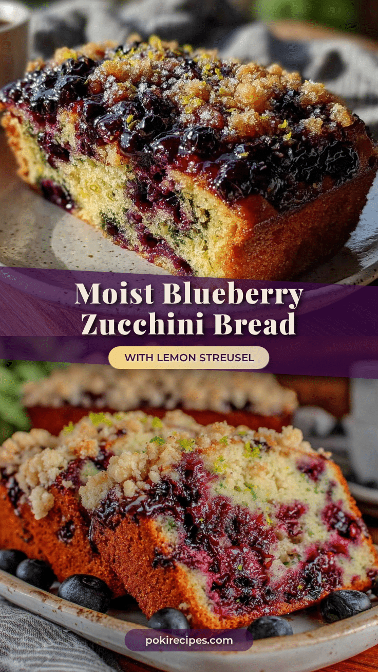 moist blueberry zucchini bread recipe