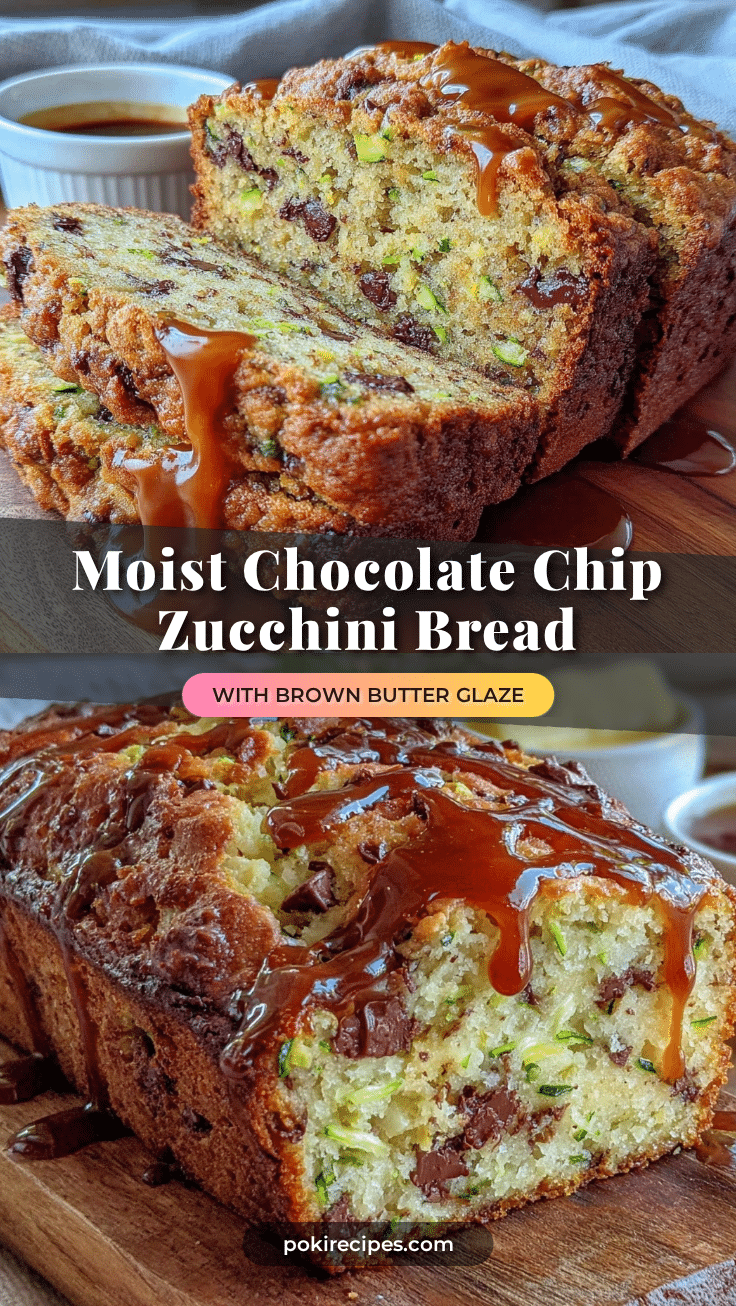 moist chocolate chip zucchini bread recipe