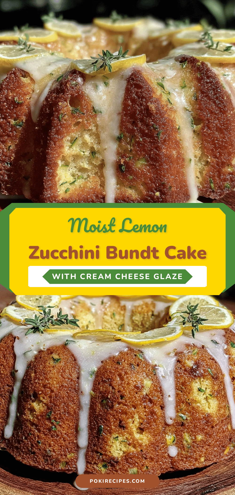 moist lemon zucchini bundt cake recipe