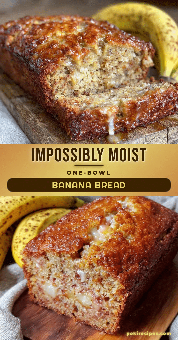 moist one-bowl banana bread recipe recipe