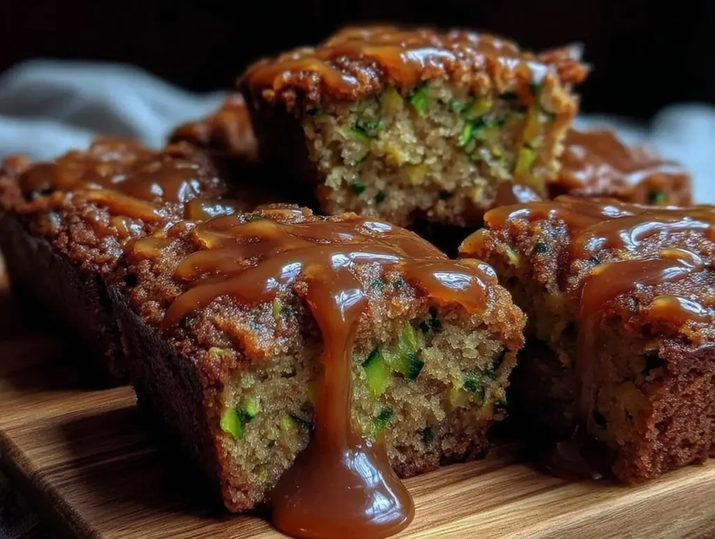 moist zucchini cookie bars - featured image